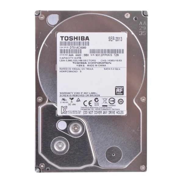 HDD Toshiba DT 3 TB DT01ACA300 / Серебристый photo 1