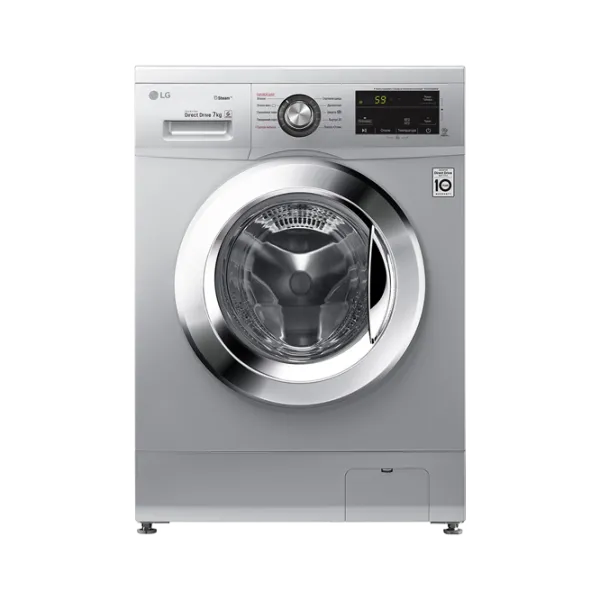 Mașină de spălat LG F2J3HS4L Full size/ 7 kg/ Silver photo 1