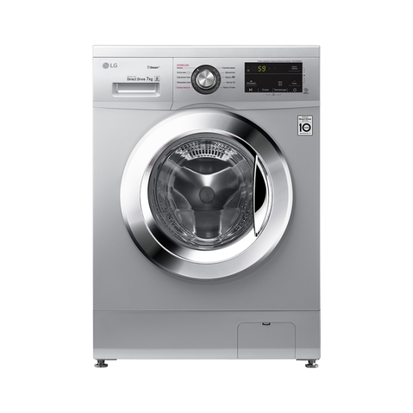 Mașină de spălat LG F2J3HS4L Full size/ 7 kg/ Silver photo 1