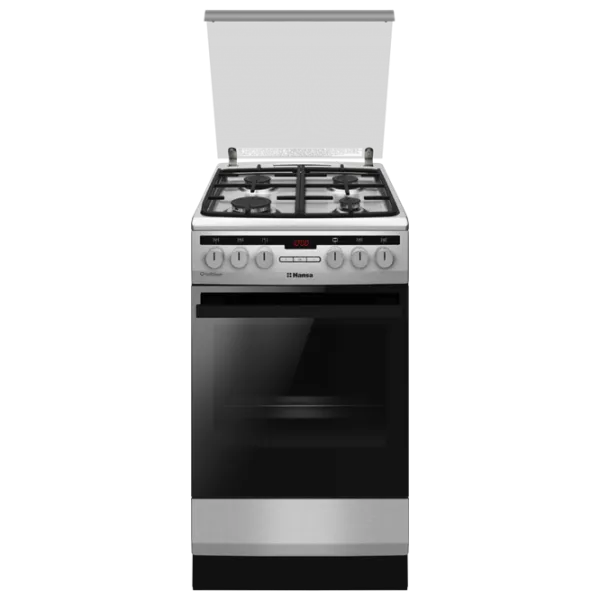 Aragaz Hansa FCMXS582977 Pe gaz/ Inox/ Black photo 1