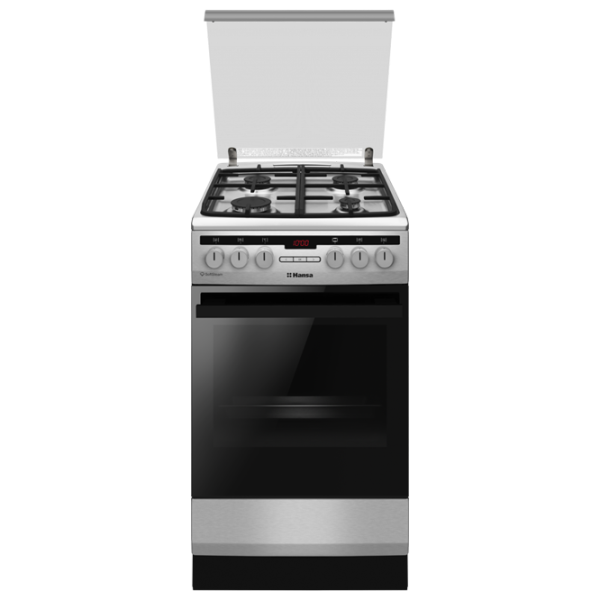 Aragaz Hansa FCMXS582977 Pe gaz/ Inox/ Black photo 1