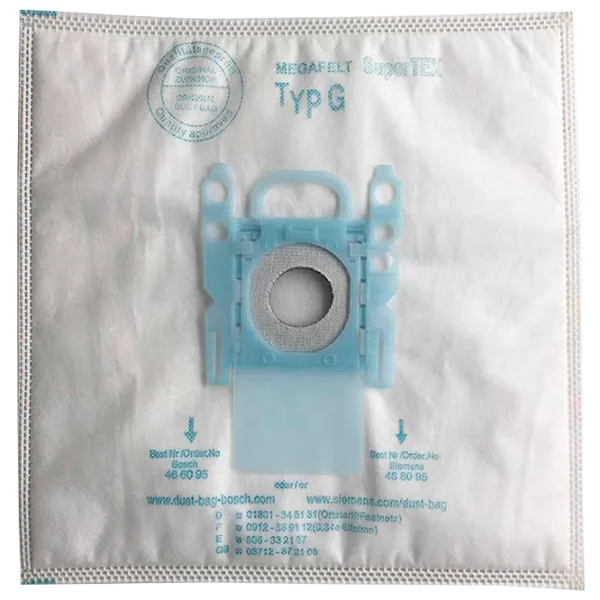 Sac EcoFilterBags Bosch/ Siemens Typ G 3116 Hîrtie/ White photo 1