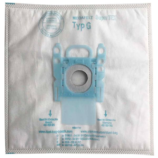 Sac EcoFilterBags Bosch/ Siemens Typ G 3116 Hîrtie/ White photo 1