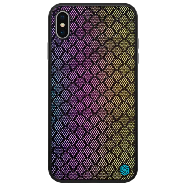 Husă pentru smartphone Apple iPhone XS Nillkin/ Back/ TPU/ PC/ Black Rainbow photo 1