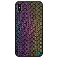 Husă pentru smartphone Apple iPhone XS Nillkin/ Back/ TPU/ PC/ Black Rainbow