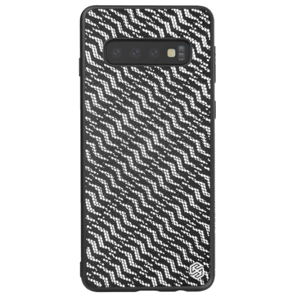 Husă pentru smartphone Samsung Galaxy S10 Nillkin/ Back/ TPU/ PC/ Black Silver photo 1