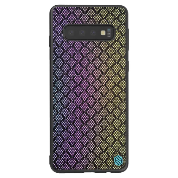Чехол для смартфона Samsung Galaxy S10 Nillkin/ Back/ TPU/ PC/ Черный Радуга photo 1