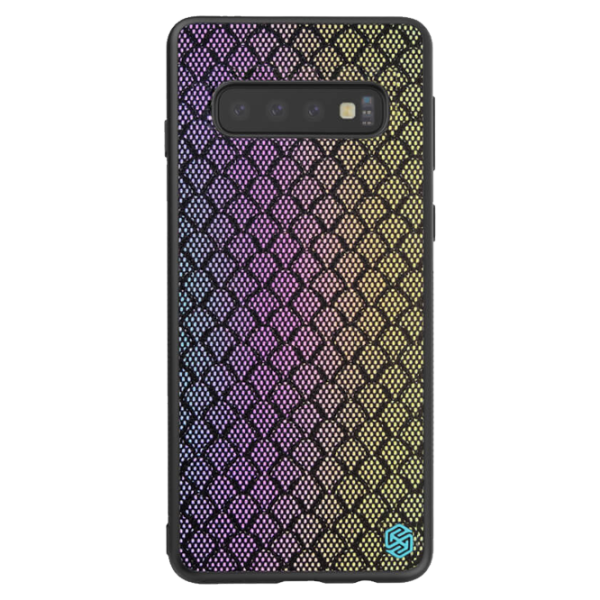 Husă pentru smartphone Samsung Galaxy S10+ Nillkin/ Back/ TPU/ PC/ Black Rainbow photo 1