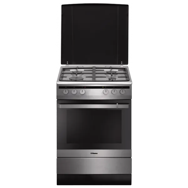 Плита Hansa FCMX68020 Газовая/ Нержавеющая сталь/ Черный photo 1