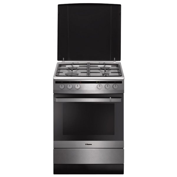 Плита Hansa FCMX68020 Газовая/ Нержавеющая сталь/ Черный photo 1