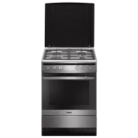 Aragaz Hansa FCMX68020 Pe gaz/ Inox/ Black