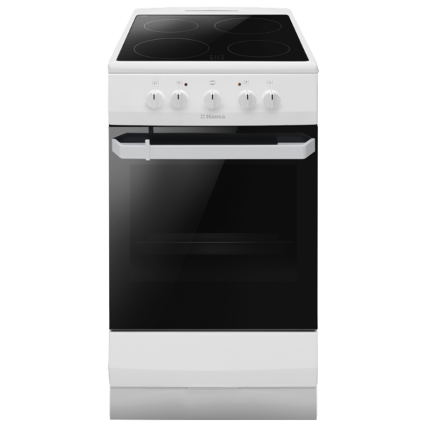 Aragaz Hansa FCCW53019 Electrică/ White/ Black photo 1 Aragaz Hansa FCCW53019 Electrică/ White/ Black photo 1