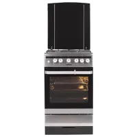 Плита Hansa FCGX52150 Газовая/ Нержавеющая сталь/ Черный