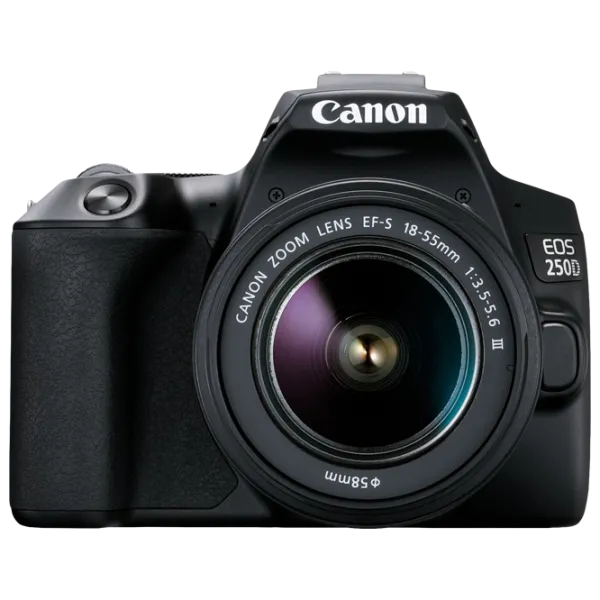 Фотоаппарат Canon EOS 250D Kit CMOS/ Черный photo 1