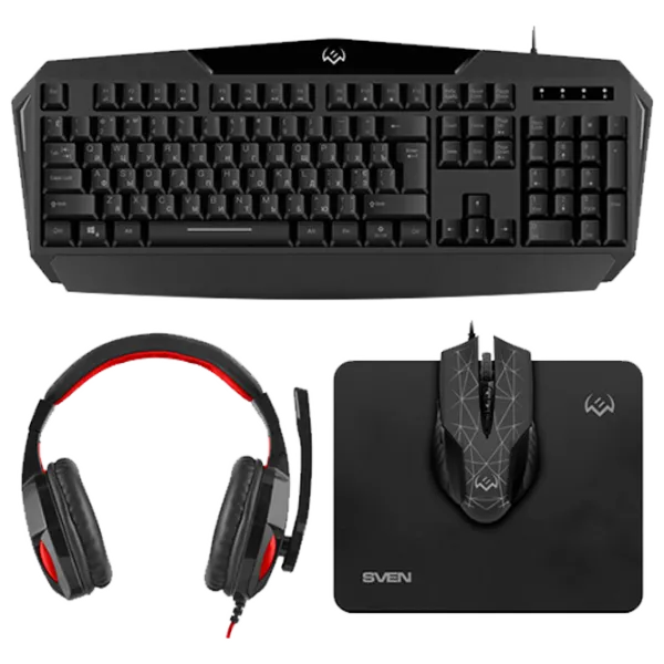 Клавиатура Sven GS-4300 Combo Проводная/ Черный photo 1