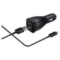 Încărcător GSM Samsung EP-LN920 + microUSB Auto/ 2.1A/ Black