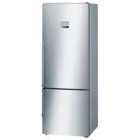 Frigider Bosch KGF56PI40 cu congelator jos 480 l / 193 cm / Inox