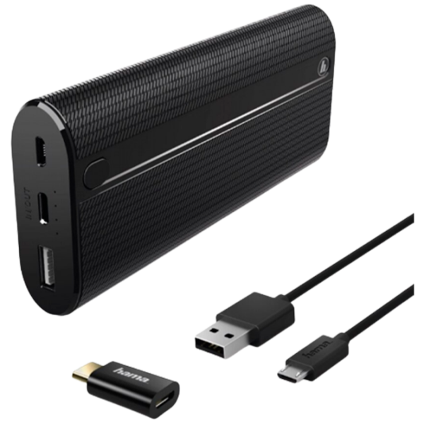 Power Bank Hama 178984 USB-C, 3A Ultra-Fast Charge 13000 мАч/ Черный photo 1 Power Bank Hama 178984 USB-C, 3A Ultra-Fast Charge 13000 мАч/ Черный photo 1
