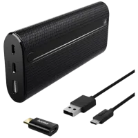 Power Bank Hama 178984 USB-C, 3A Ultra-Fast Charge 13000 мАч/ Черный