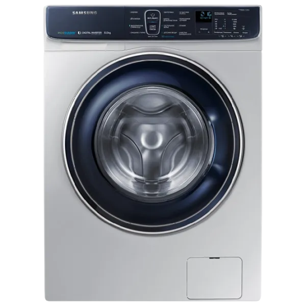 Стиральная машина Samsung WW80K52E61SDBY 8 кг / 1200 об/мин / Серебряный photo 1
