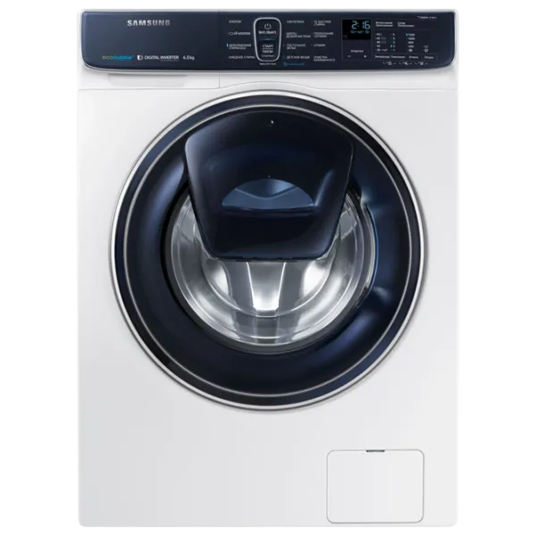 Стиральная машина Samsung WW60K52E69WDBY 6 кг / 1200 об/мин / Белый photo 1