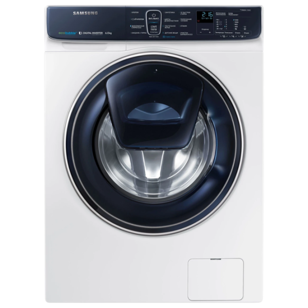 Стиральная машина Samsung WW60K52E69WDBY 6 кг / 1200 об/мин / Белый photo 1