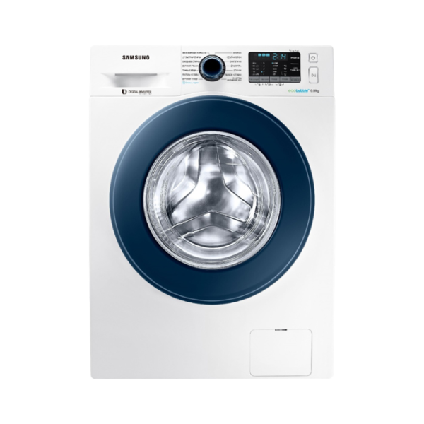 Стиральная машина Samsung WW60J52E02WDBY Полногабаритная/ 6 кг/ Белый photo 1
