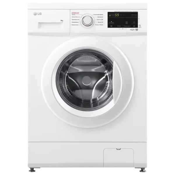 Стиральная машина LG F2J3NS0W 6 кг / 1200 об/мин / Белый photo 1 Стиральная машина LG F2J3NS0W 6 кг / 1200 об/мин / Белый photo 1