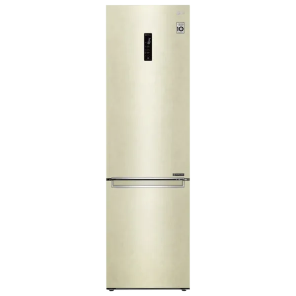 Frigider LG GA-B509SEDZ cu congelator jos 384 l / 203 cm / Beige photo 1