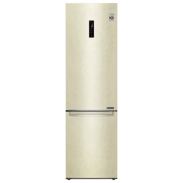Frigider LG GA-B509SEDZ cu congelator jos 384 l / 203 cm / Beige photo 1