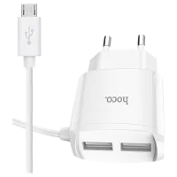 Încărcător de rețea Hoco C59A 2.1 A/ White
