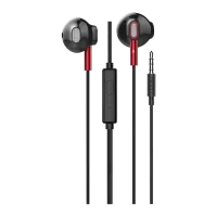 Наушники Hoco M57 Красный Черный Проводная/ Персональный