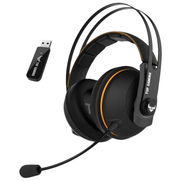 Căști Asus Tuf H7 Black Yellow Cu fir/ Gaming photo 1 Căști Asus Tuf H7 Black Yellow Cu fir/ Gaming photo 1