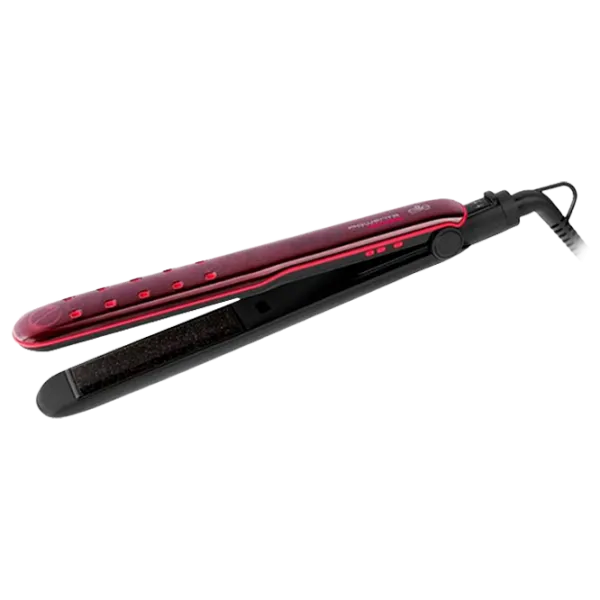 Placă de îndreptat părul Rowenta SF4012F0 Black Pink photo 1