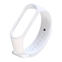 Bratara Mi Band 3/Mi Band 4 Silicon Xiaomi White 19.8 mm/ White