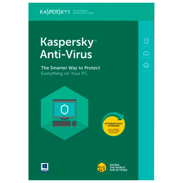 Antivirus KASPERSKY Anti-Virus (KAV) X86/ X64 5 ПК/ Online photo 1