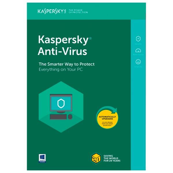 Antivirus KASPERSKY Anti-Virus (KAV) X86/ X64 5 ПК/ Online photo 1