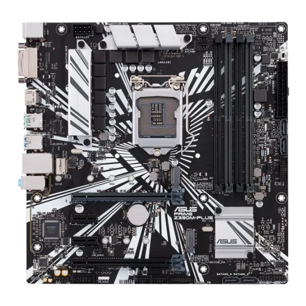 Материнская плата Asus PRIME Z390M-PLUS Игровая/ mATX/ Intel Z390 photo 1
