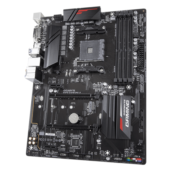 Placă de bază Gigabyte B450 GAMING X 1.0 Gaming/ ATX/ AMD B450 photo 1 Placă de bază Gigabyte B450 GAMING X 1.0 Gaming/ ATX/ AMD B450 photo 1