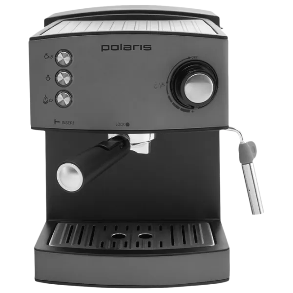 Espressor Polaris PCM1527AE Рожковая / 1.5 л / Серый photo 1