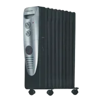 Calorifer electric cu ulei Orion OOR-009TT 2000 W/ Black