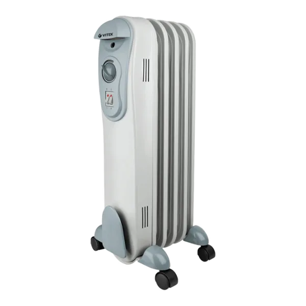 Масляный обогреватель Vitek VT-2120GY 1000 Вт/ Белый photo 1