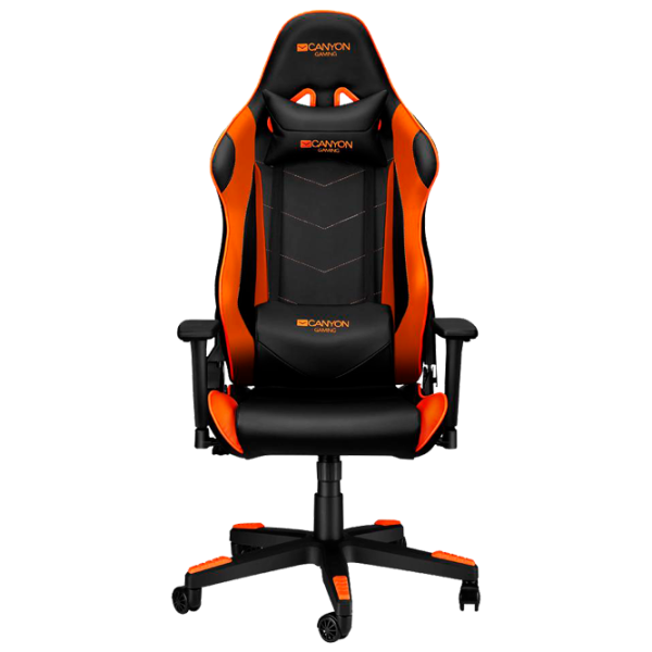 Scaun Gaming Canyon Deimos Orange Black photo 1