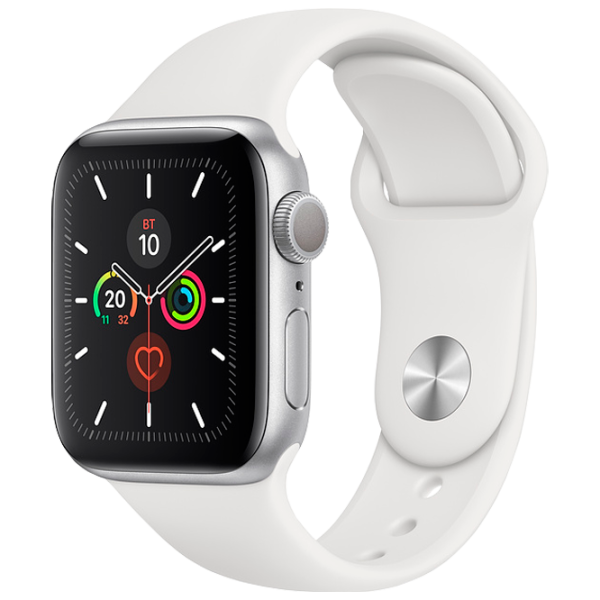 Ceas inteligent Apple Watch Series 5 1.78"/ MWVD2/ Sport Band Silver photo 1 Ceas inteligent Apple Watch Series 5 1.78"/ MWVD2/ Sport Band Silver photo 1