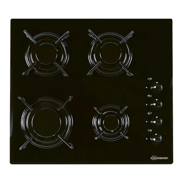 Варочная панель KÜCHENCHEF KHK600S Газовая/ Черный photo 1 Варочная панель KÜCHENCHEF KHK600S Газовая/ Черный photo 1