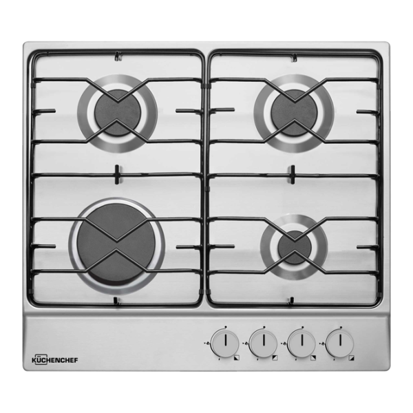 Plită KÜCHENCHEF KHG610X Gaz/ Inox Silver photo 1