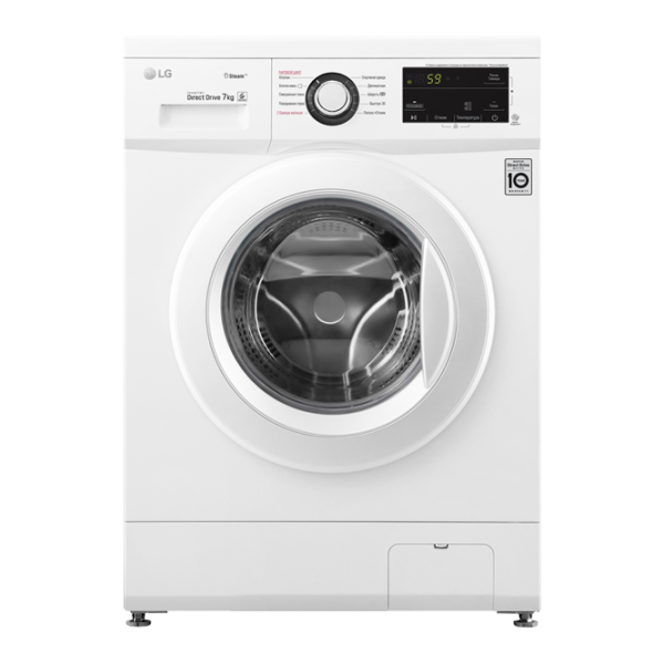 Стиральная машина LG F2J3HS0W Полногабаритная/ 7 кг/ Белый photo 1