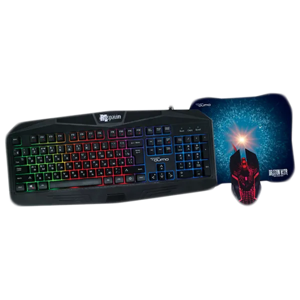 Tastatură Qumo Respawn Cu fir/ Black photo 1