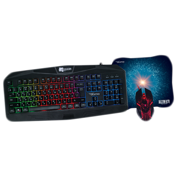 Tastatură Qumo Respawn Cu fir/ Black photo 1