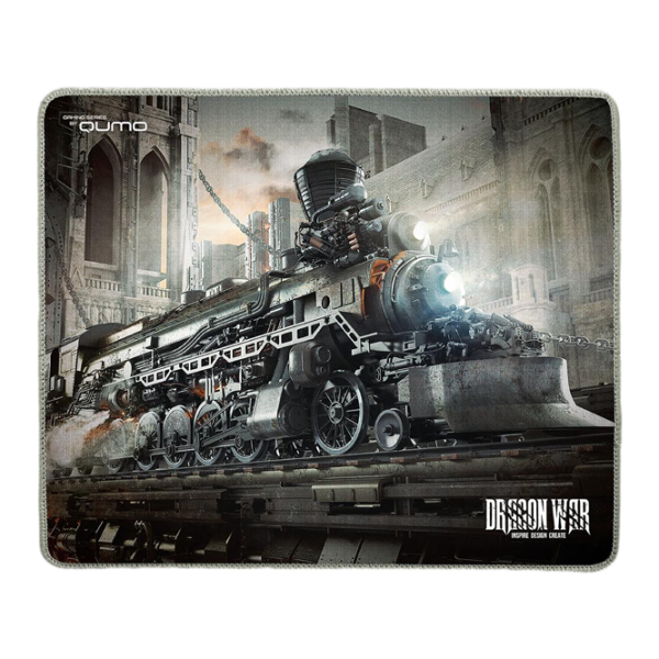 Covoraș pentru mouse Qumo Steam White Gray photo 1